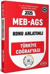 Data 2025 MEB-AGS Türkiye Coğrafyası Konu Anlatımlı Data Yayınları