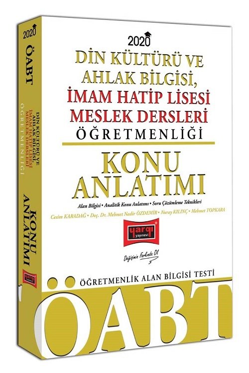 SÜPER FİYAT - Yargı 2020 ÖABT Din Kültürü İmam Hatip Lisesi Meslek Dersleri Konu Anlatımı Yargı Yayınları