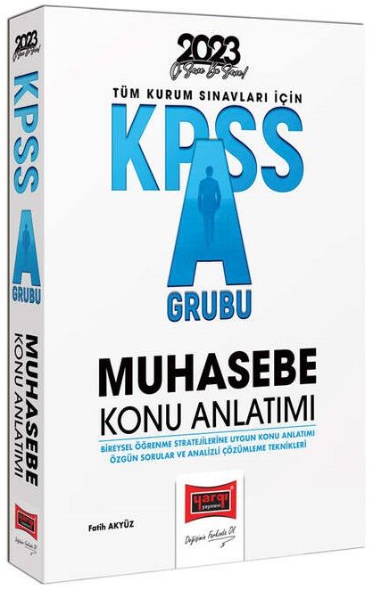 Yargı 2023 KPSS A Grubu Muhasebe Konu Anlatımı Yargı Yayınları