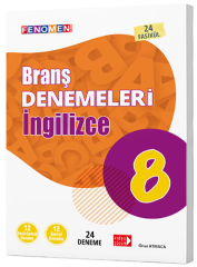 Gama 8. Sınıf İngilizce 24 Fasikül Deneme Gama Yayınları