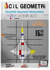 Acil YKS TYT AYT Acil Geometri 15 Deneme Çözümlü Acil Yayınları