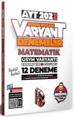 SÜPER FİYAT - Benim Hocam 2022 YKS AYT Matematik Varyant 12 Deneme Video Çözümlü - İlyas Güneş Benim Hocam Yayınları