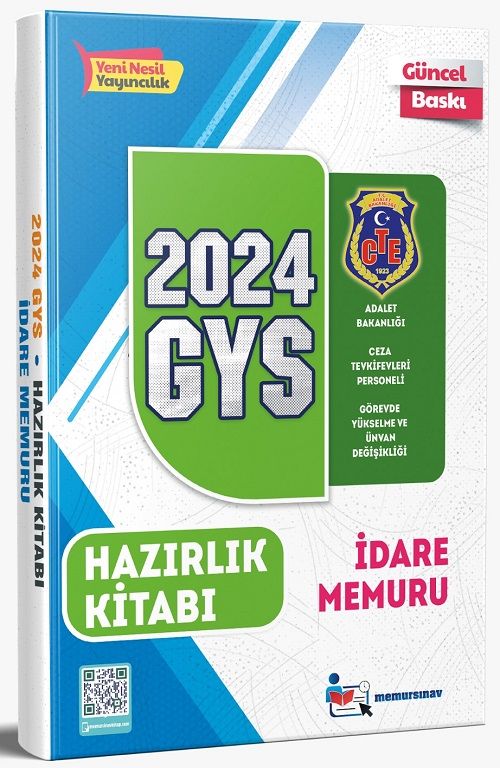 Memur Sınav 2024 GYS Ceza Tevkifevleri İdare Memuru Konu Anlatımlı Hazırlık Kitabı Görevde Yükselme Memur Sınav