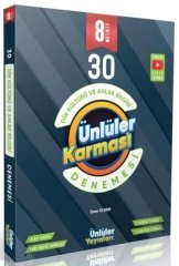 Ünlüler 8. Sınıf Din Kültürü ve Ahlak Bilgisi Ünlüler Karması 30 Deneme Video Çözümlü Ünlüler Yayınları