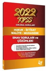 4T Yayınları KPSS A Grubu 2022 Sınav Soruları Çözümlü - Yüksel Bilgili Bayraktar 4T Yayınları