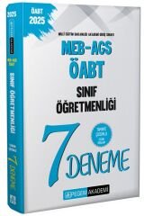 Pegem 2025 ÖABT MEB-AGS Sınıf Öğretmenliği 7 Deneme Çözümlü Pegem Akademi Yayınları