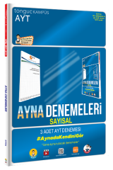 Tonguç YKS AYT Sayısal 3 Deneme Ayna Denemeleri Video Çözümlü Tonguç Akademi