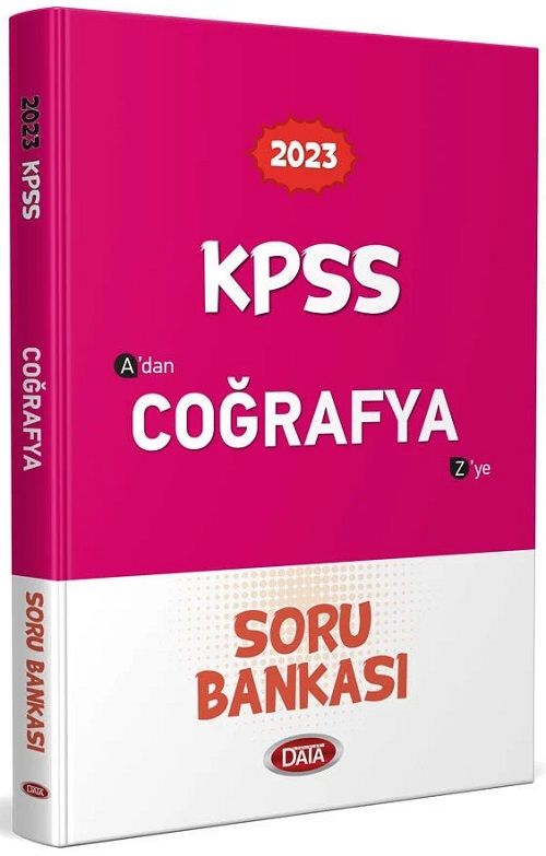 Data 2023 KPSS Coğrafya Soru Bankası Data Yayınları