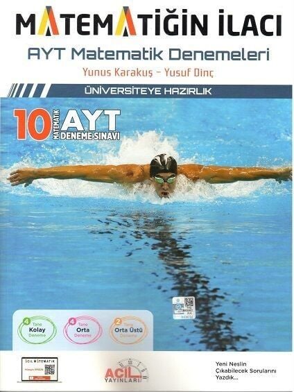 Acil YKS AYT Matematiğin İlacı 10 Deneme Acil Yayınları