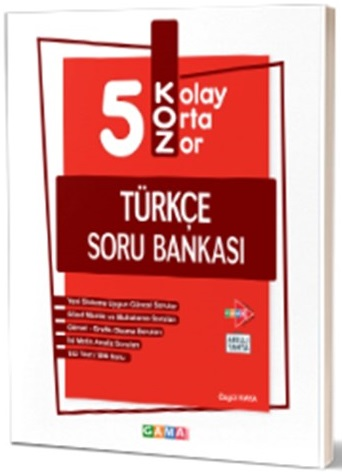 Gama 5. Sınıf Türkçe Koz Soru Bankası Gama Yayınları