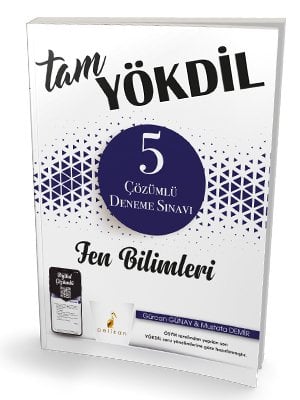 Pelikan Tam YÖKDİL Fen Bilimleri 5 Deneme Dijital Çözümlü Pelikan Yayınları