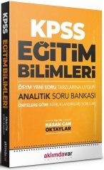 SÜPER FİYAT - Aklımdavar KPSS Eğitim Bilimleri Analitik Soru Bankası Tek Kitap - Hasan Can Oktaylar Aklımdavar Yayıncılık