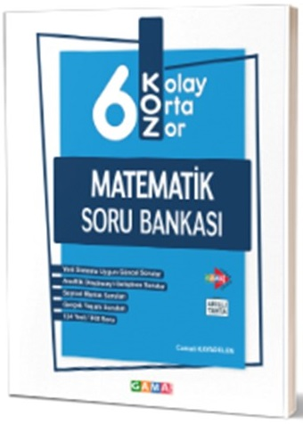 Gama 6. Sınıf Matematik Koz Soru Bankası Gama Yayınları