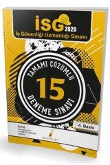 Pelikan 2020 İSG İş Güvenliği Uzmanlığı Sınavı 15 Deneme Çözümlü Pelikan Yayınları