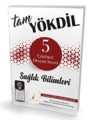 Pelikan Tam YÖKDİL Sağlık Bilimleri 5 Deneme Dijital Çözümlü Pelikan Yayınları