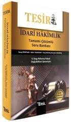 Temsil İdari Hakimlik TESİR Soru Bankası Çözümlü - Recep Özceylan, Bahar Yıldızhan, Mustafa Vatandaş Temsil Yayınları