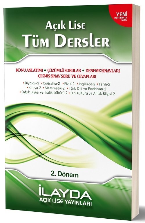 İlayda Açık Lise 2. Dönem Tüm Dersler Konu Anlatımlı Soru Bankası İlayda Yayınları