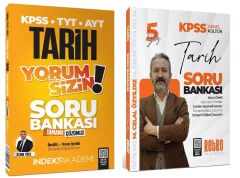 Retro + İndeks 2025 KPSS Tarih 5Yüz Yorum Sizin Soru Bankası 2 li Set - Mehmet Celal Özyıldız Retro + İndeks Akademi Yayıncılık