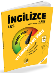 Speed Up 8. Sınıf LGS İngilizce Genel Tekrar Speed Test 20 Deneme Speed Up Publishing