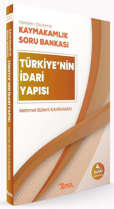 Temsil Kaymakamlık Türkiye nin İdari Yapısı Soru Bankası Çözümlü 4. Baskı - Mehmet Bülent Kahraman Temsil Yayınları