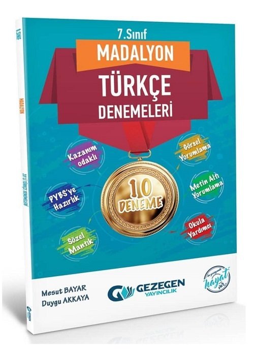 Gezegen 7. Sınıf Türkçe Madalyon 10 Deneme Gezegen Yayınları