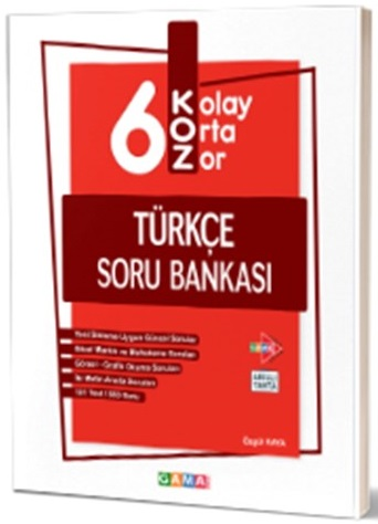 Gama 6. Sınıf Türkçe Koz Soru Bankası Gama Yayınları