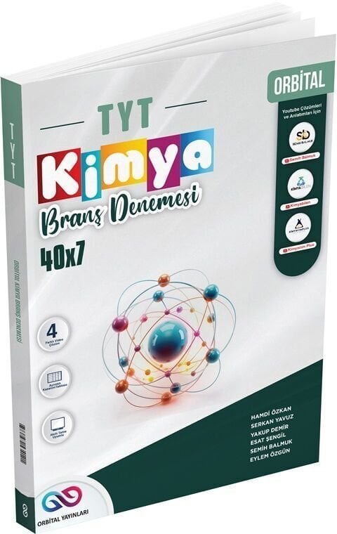 Orbital YKS TYT Kimya 40x7 Branş Denemeleri Orbital Yayınları