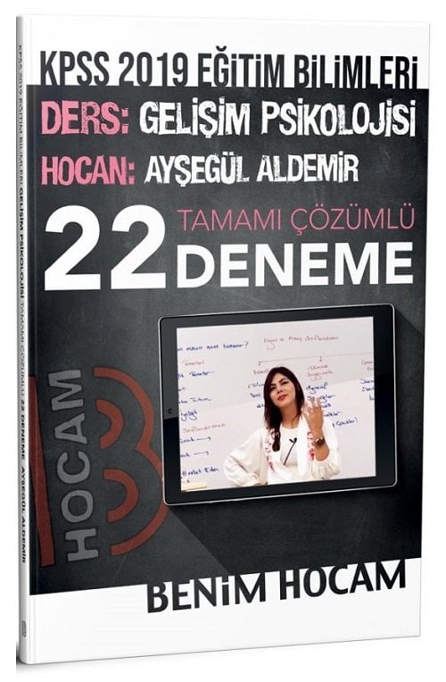 Benim Hocam 2019 KPSS Gelişim Psikolojisi 22 Deneme Çözümlü Ayşegül Aldemir Benim Hocam Yayınları