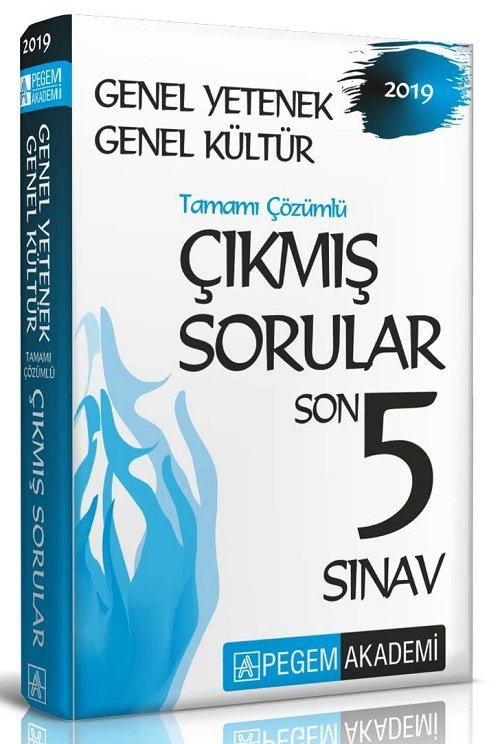 SÜPER FİYAT - 2019 KPSS Genel Yetenek Genel Kültür Çıkmış Sorular Son 5 Sınav Çözümlü Pegem Akademi Yayınları