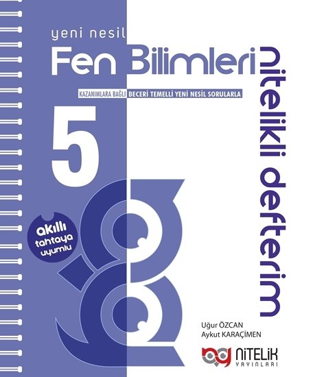 Nitelik 5. Sınıf Fen Bilimleri Nitelikli Defterim Nitelik Yayınları