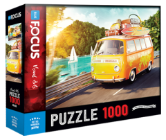 1000 Parça Puzzle - Retro Minibüs Blue Focus Games