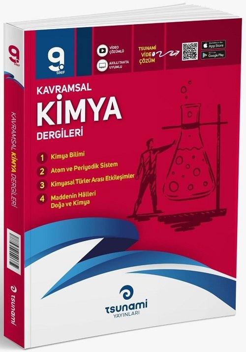 Tsunami 9. Sınıf Kimya Kavramsal Dergileri (4 Fasikül) Tsunami Yayınları