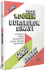 Data 2023 6. Sınıf Bursluluk Sınavı 1. Dönem Soru Bankası Data Yayınları