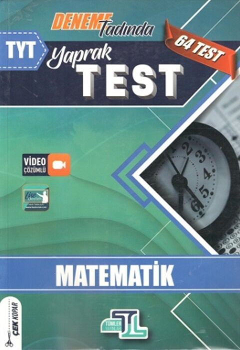 Tümler YKS TYT Matematik Yaprak Test Video Çözümlü Tümler Yayınları