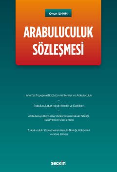 Seçkin Arabuluculuk Sözleşmesi - Onur İlhan Seçkin Yayınları