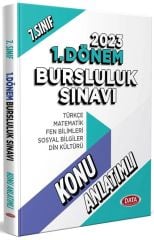 Data 2023 7. Sınıf Bursluluk Sınavı 1. Dönem Konu Anlatımlı Data Yayınları