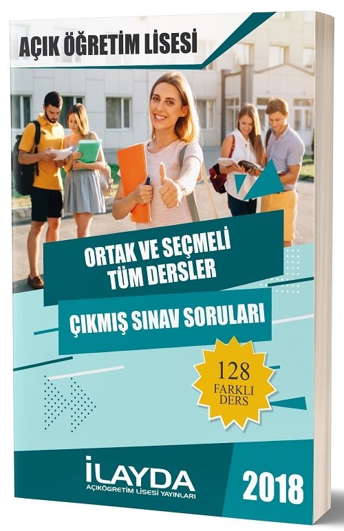 İlayda 2018 Açık Lise Ortak ve Seçmeli Tüm Dersler Çıkmış Sorular İlayda Yayınları