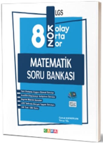 Gama 8. Sınıf LGS Matematik Koz Soru Bankası Gama Yayınları