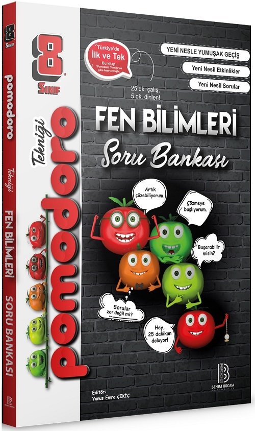 Benim Hocam 8. Sınıf Fen Bilimleri Pomodoro Soru Bankası Benim Hocam Yayınları