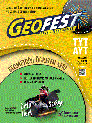 Armada YKS TYT AYT Geometri Geofest Orta - İleri Seviye Soru Bankası Armada Yayınları