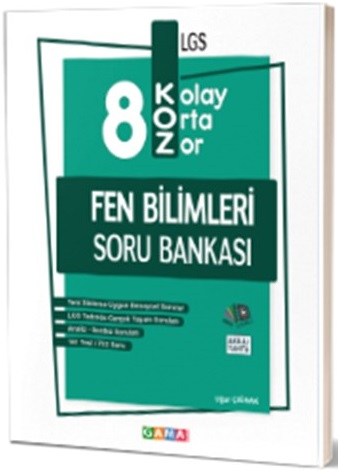 Gama 8. Sınıf LGS Fen Bilimleri Koz Soru Bankası Gama Yayınları