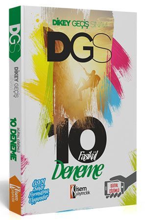 İsem 2019 DGS 10 Deneme Dijital Çözümlü İsem Yayınları