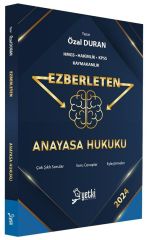 Yetki 2024 HMGS Hakimlik KPSS A Grubu Kaymakamlık Anayasa Hukuku Ezberleten Sorular - Özal Duran Yetki Yayıncılık