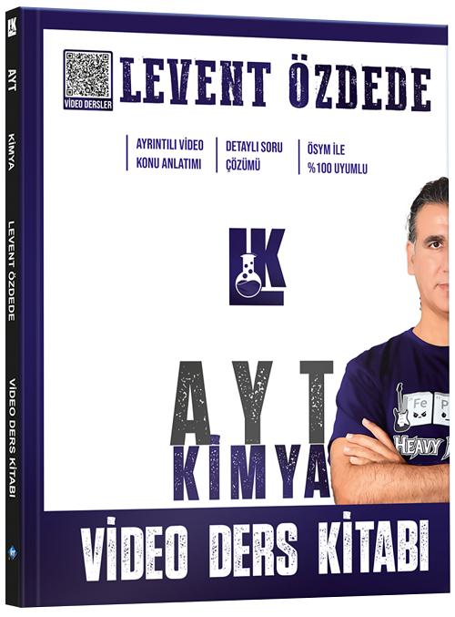 KR Akademi YKS AYT Kimya Video Ders Kitabı - Levent Özdede KR Akademi Yayınları