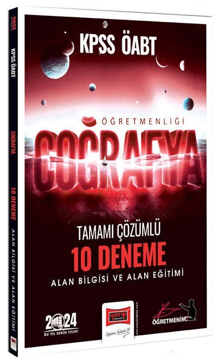 Yargı 2024 ÖABT Coğrafya Öğretmenliği 10 Deneme Çözümlü Yargı Yayınları