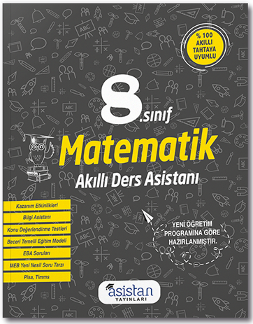 Asistan 8. Sınıf Matematik Akıllı Ders Asistanı Asistan Yayınları