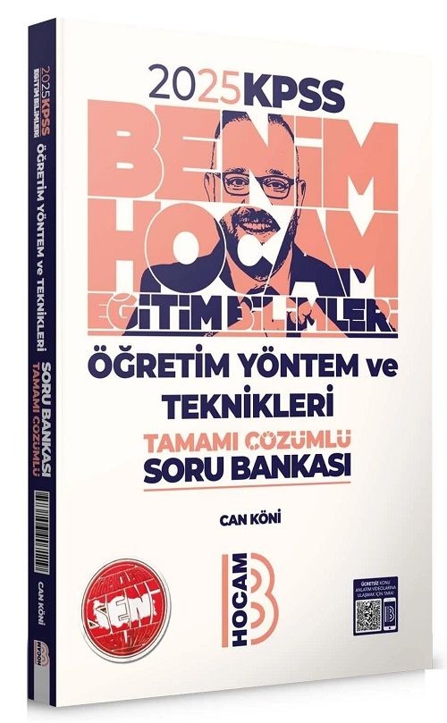 Benim Hocam 2025 KPSS Eğitim Bilimleri Öğretim Yöntem ve Teknikleri Soru Bankası Çözümlü - Can Köni Benim Hocam Yayınları