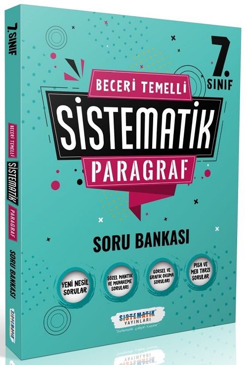 Sistematik 7. Sınıf Paragraf Sistematik Soru Bankası Sistematik Yayınları