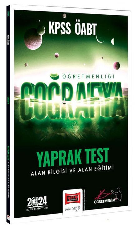 Yargı 2024 ÖABT Coğrafya Öğretmenliği Yaprak Test Yargı Yayınları