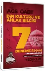 Yediiklim 2025 ÖABT MEB-AGS Din Kültürü ve Ahlak Bilgisi Öğretmenliği 7 Deneme Çözümlü - Burhan Karakışla Yediiklim Yayınları